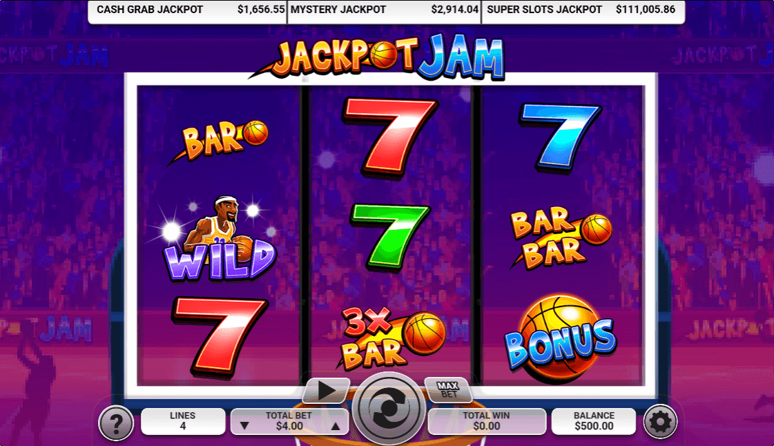 Jackpot Jam Online Slot Game Reels