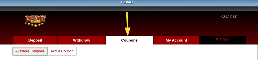 Jackpot Cash Casino Bonus Codes
