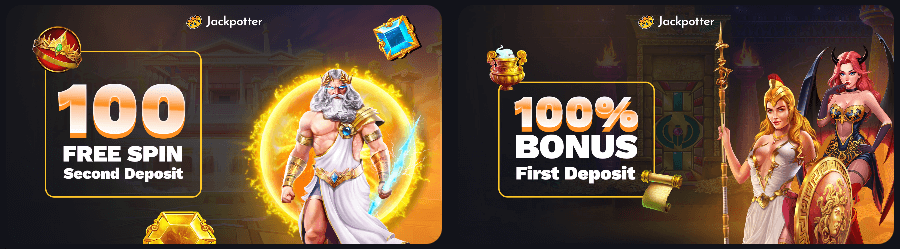 jackpotter welcome offers