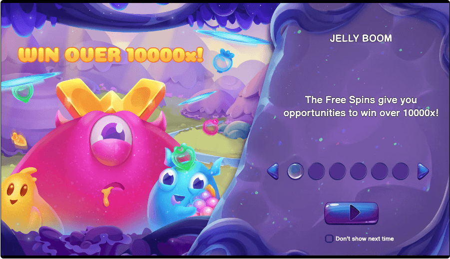 Jelly Boom Online Slot Game Reels