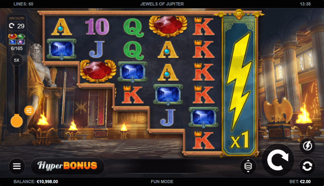 Jewels of Jupiter Online Slot Game Features