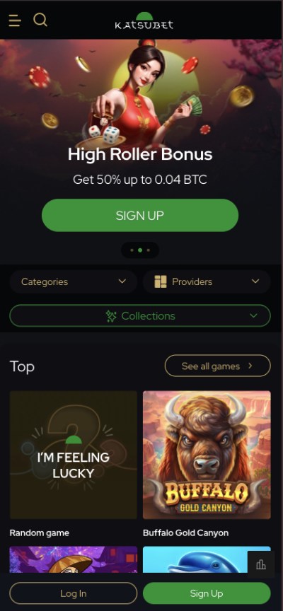 katsubet casino homepage