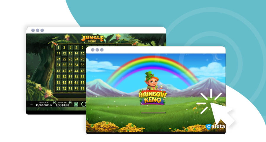 Rainbow Keno Spiel
