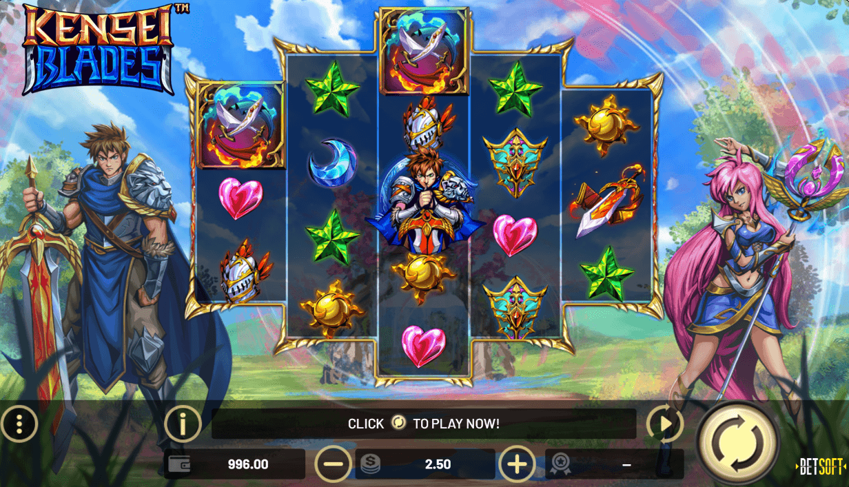 kensei blades spielautomaten layout