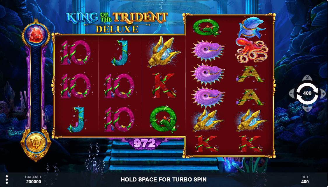King of the Trident Deluxe Online Slot Game Features