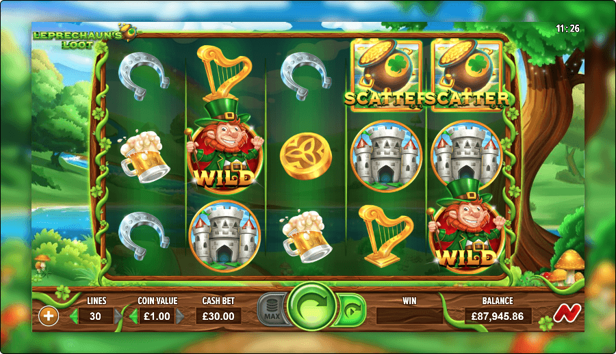 Leprechaunâ€™s Loot Online Slot Game Features