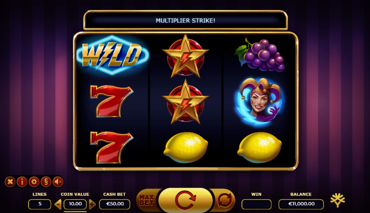 Lightning Joker Slot Reels