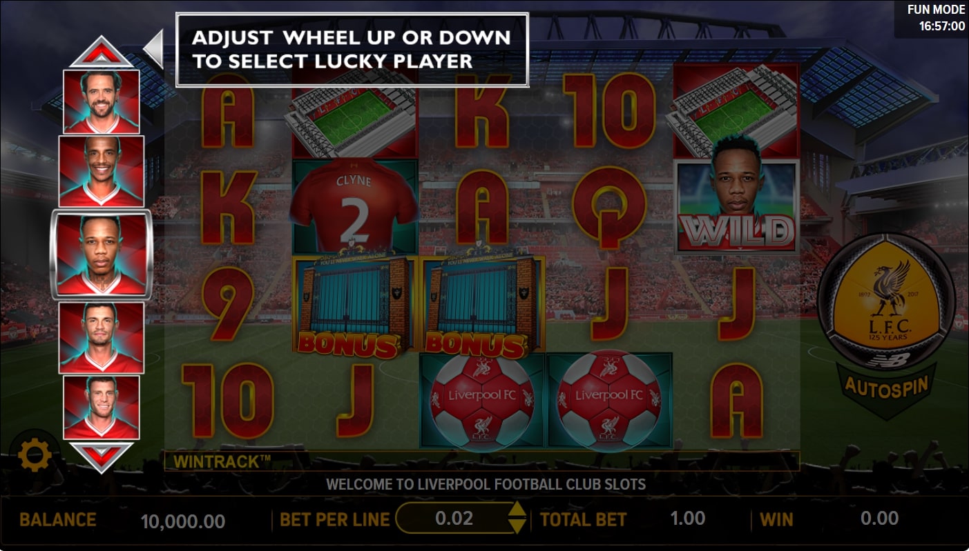 Liverpool Football Club Slots Reels