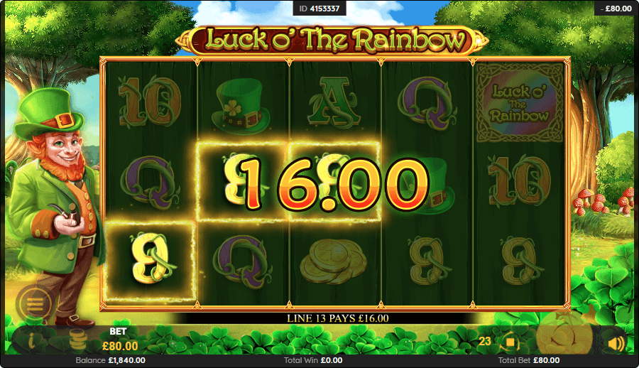 Luck O The Rainbow Online Slot Game Features