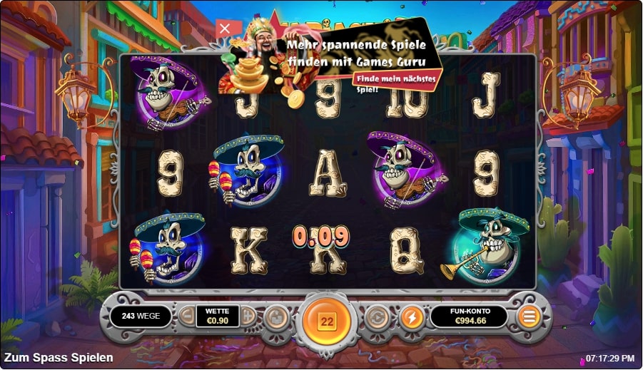 Mariachi 5 Slot Win