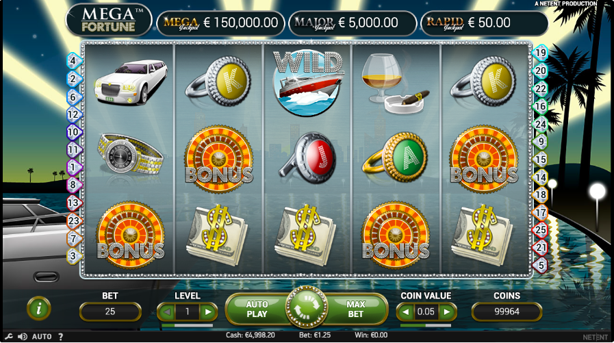 Mega Fortune Spielautomat