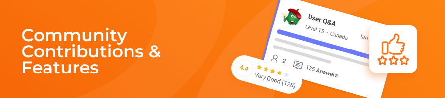 community contributions & features