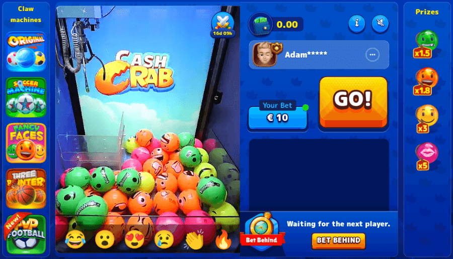 midarion casino claw machine