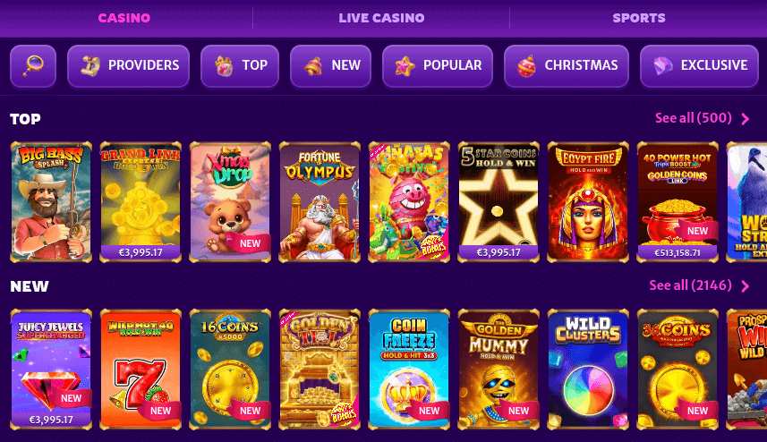 midarion casino games