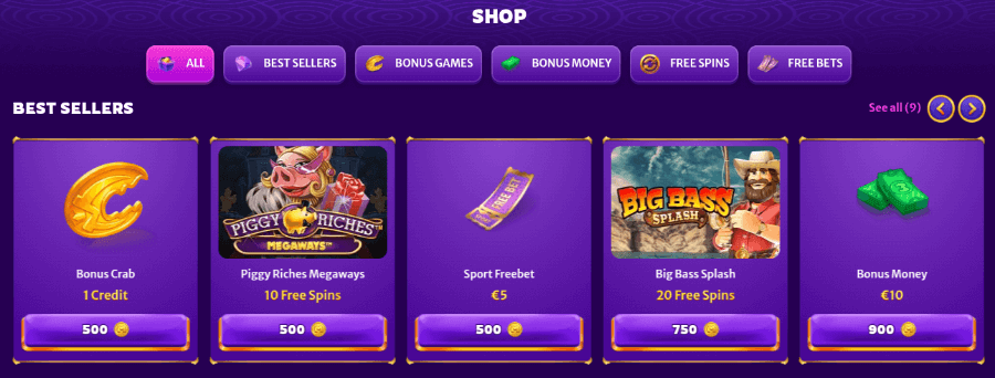 midarion casino shop