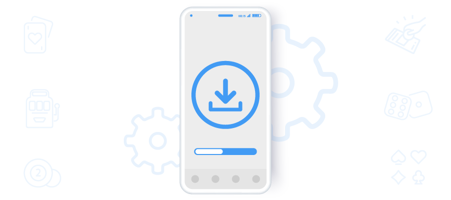 image du telechargement de l application de casino mobile