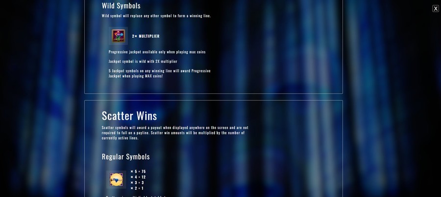 Money Magic Paytable