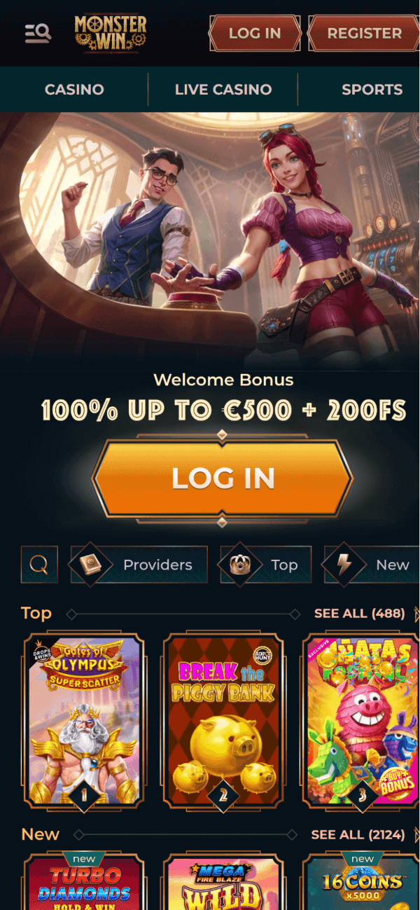 monsterwin casino screenshot