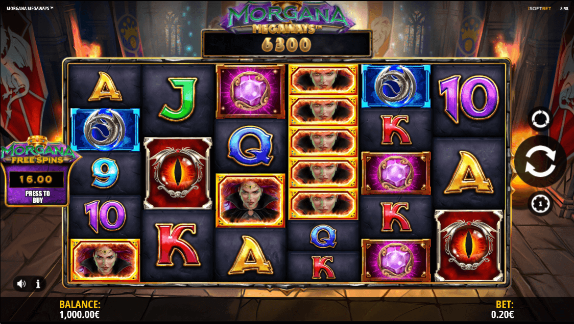 Morgana Megaways Online Slot Game Features