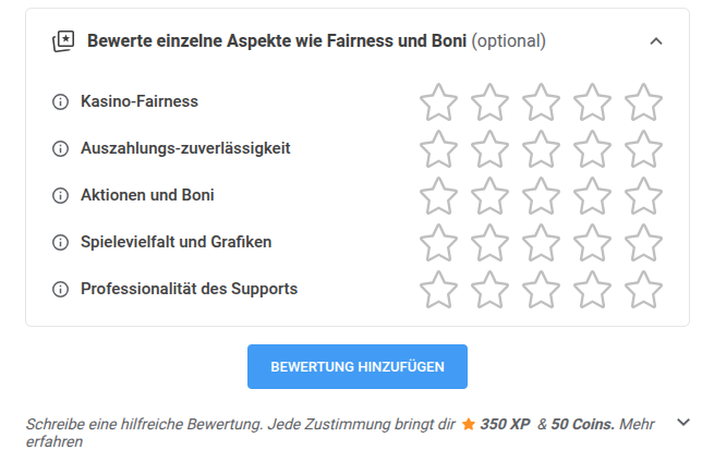 bewertung nach kriterien