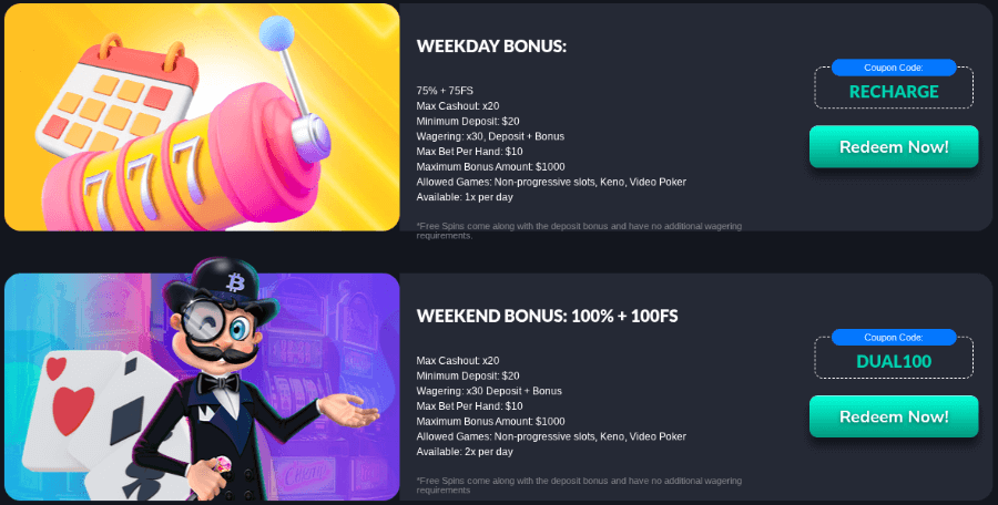 mro casino ongoing offers