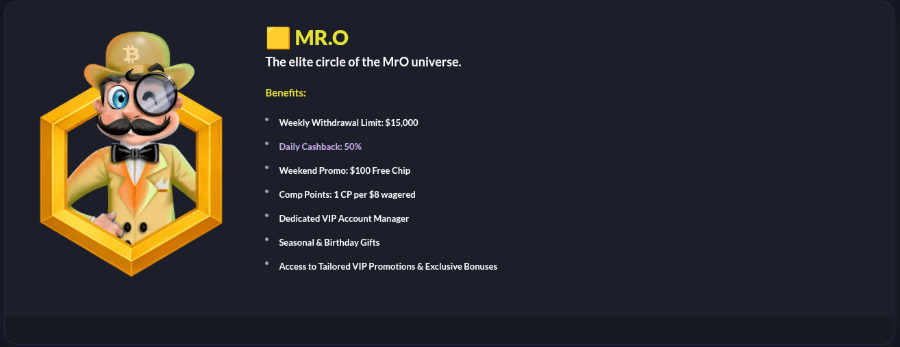 mro casino vip