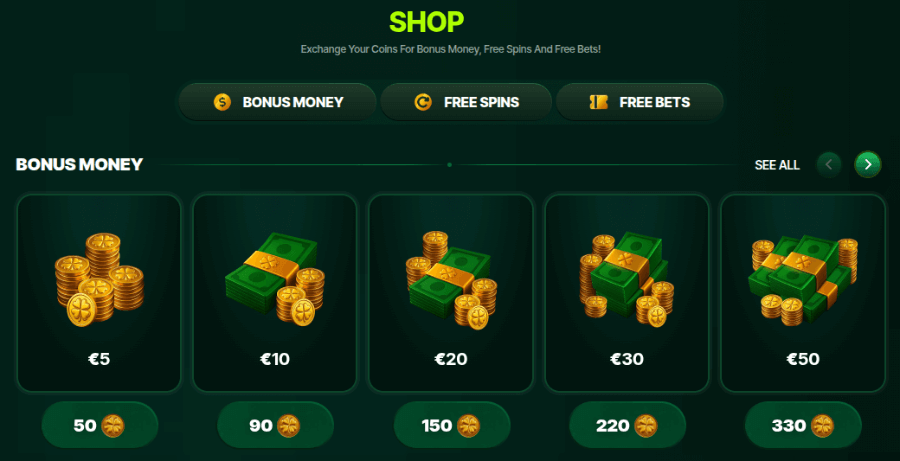 myluck casino shop