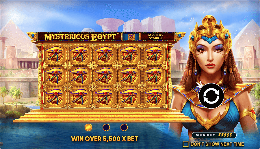 mysterious egypt volatility