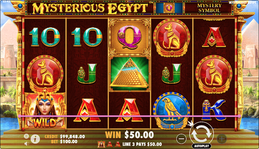 mysterious egypt win