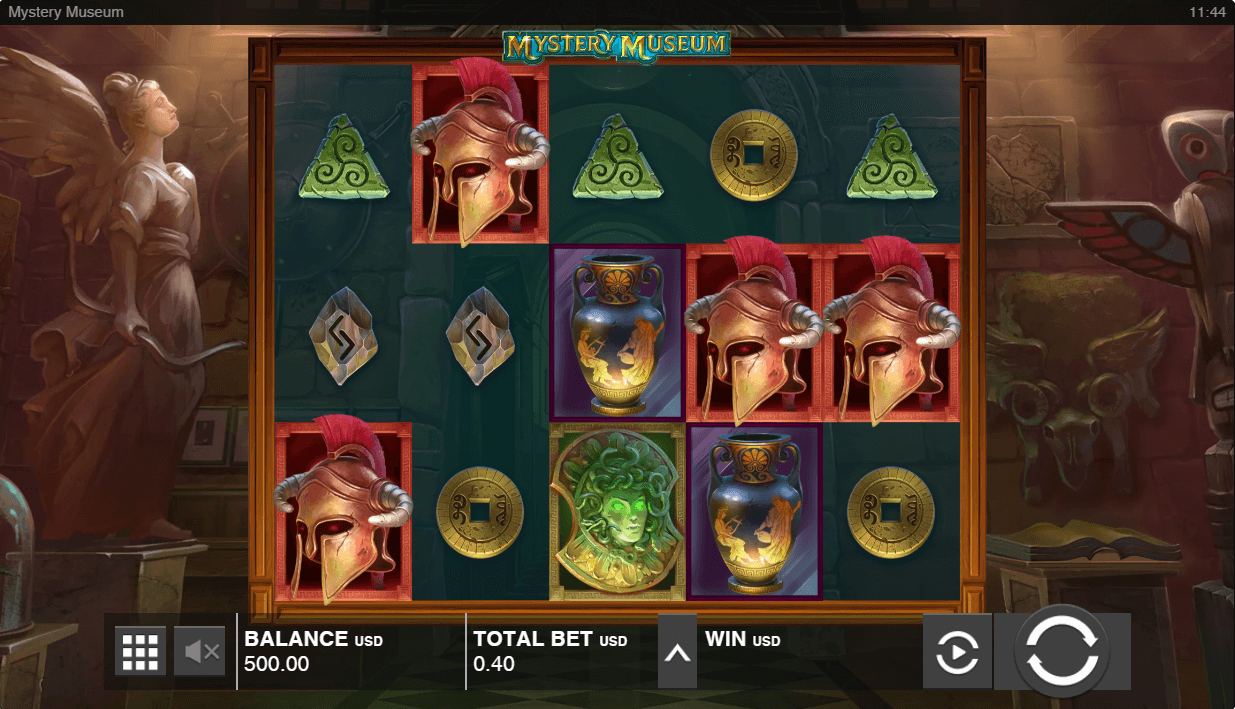 Mystery Museum Online Slot Game Features