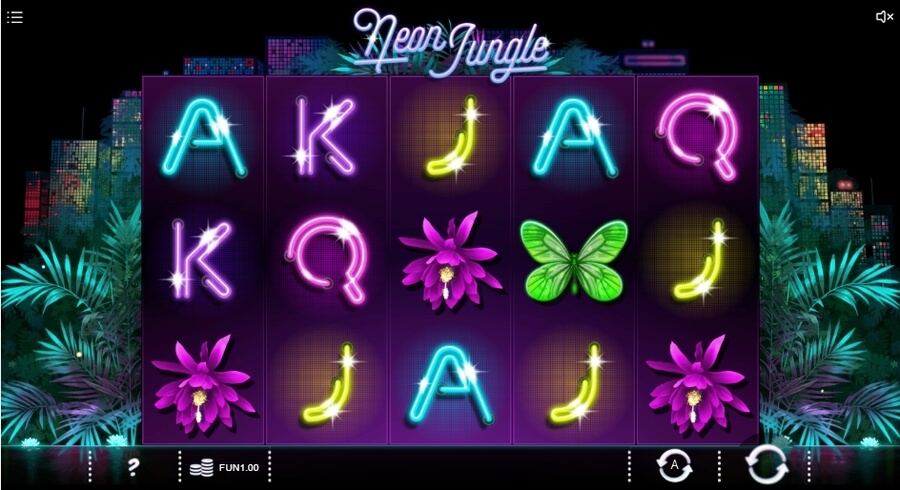 Neon Jungle Online Slot Game Reels