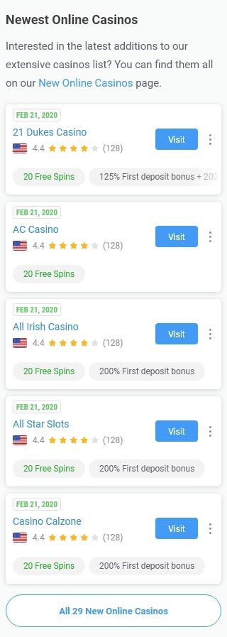 newest online casinos