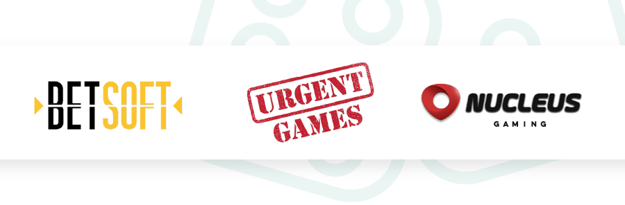 nucleus gaming, betsoft, urgent games