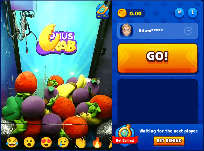 oceanspin casino bonus crab