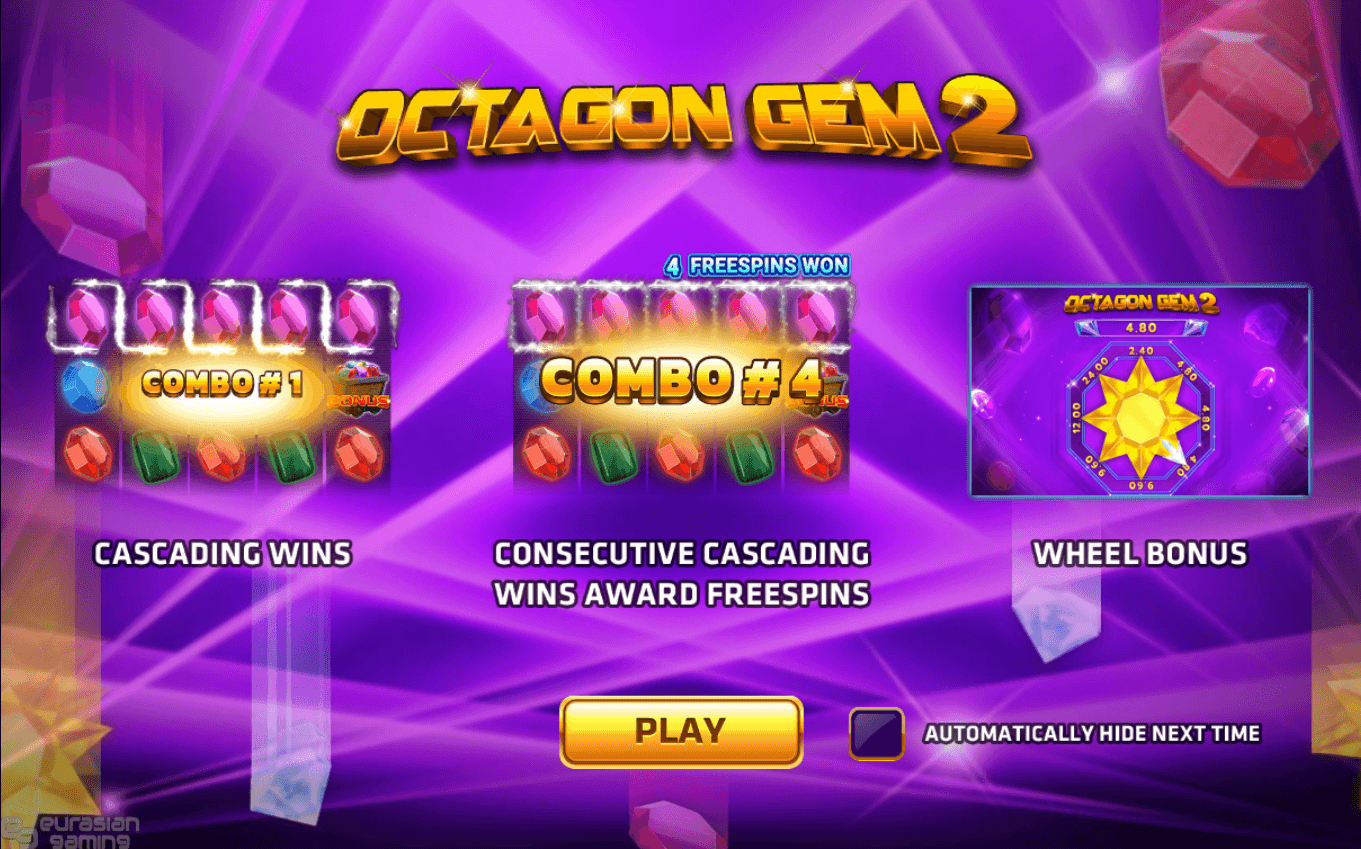 Octagon Gem 2 Online Slot Game Reels