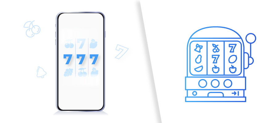 online gegen landbasierte spielautomaten