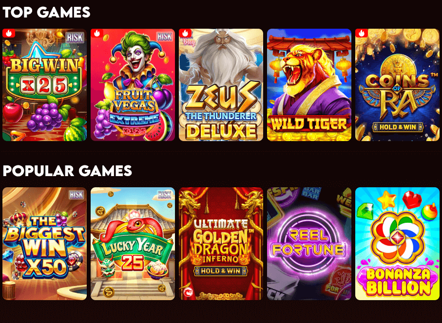 orbit spins casino games