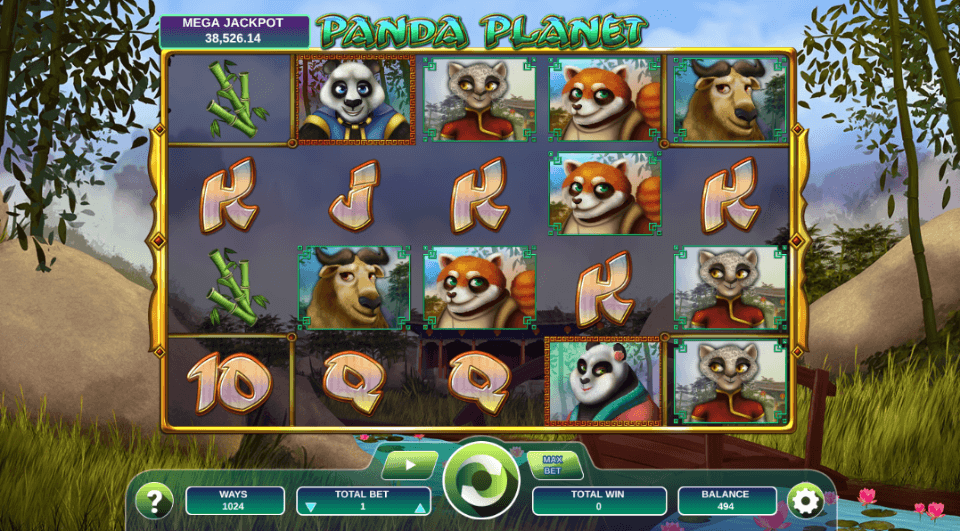 panda planet slot base game