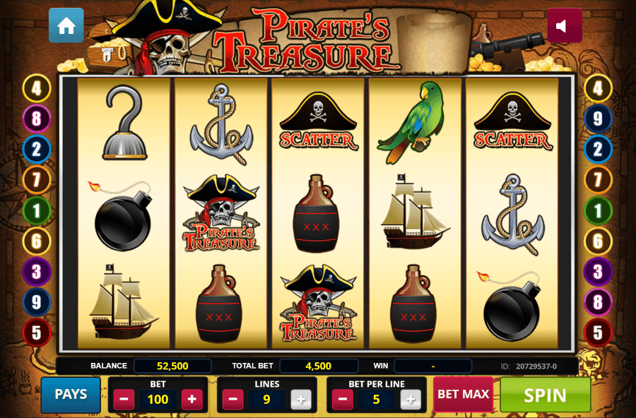 parlay pirates treasure