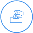 icone Methodes de paiement et frais dans les casinos avec des retraits rapides