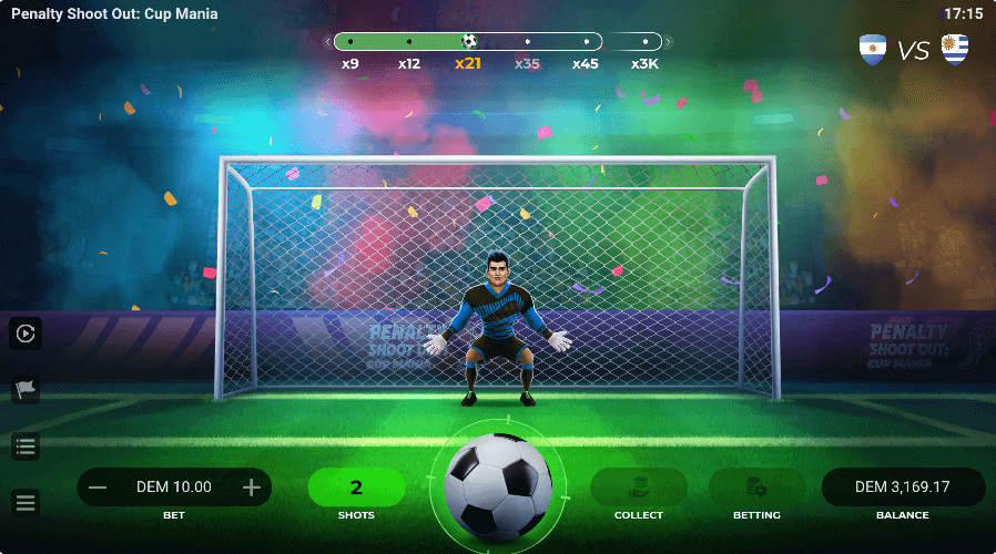 penalty shoot out bonus game