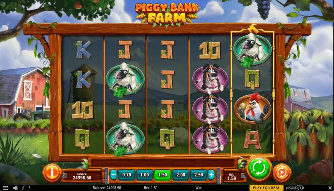 Piggy Bank Farm Online Slot Game Features