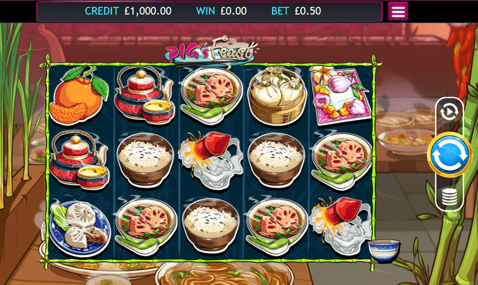 Pigs Feast Online Slot Game Reels