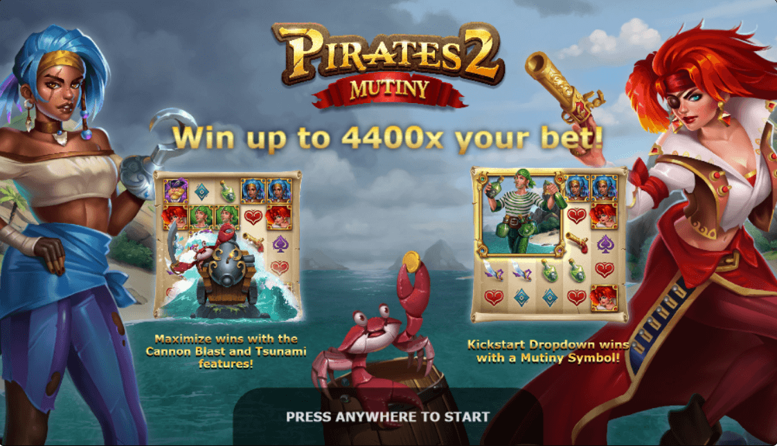 Pirates Mutiny 2 Online Slot Game Reels