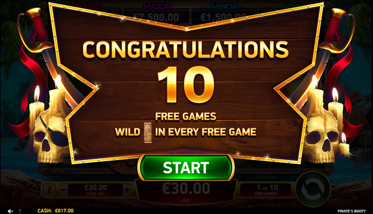 Pirates Booty Slot Free Games