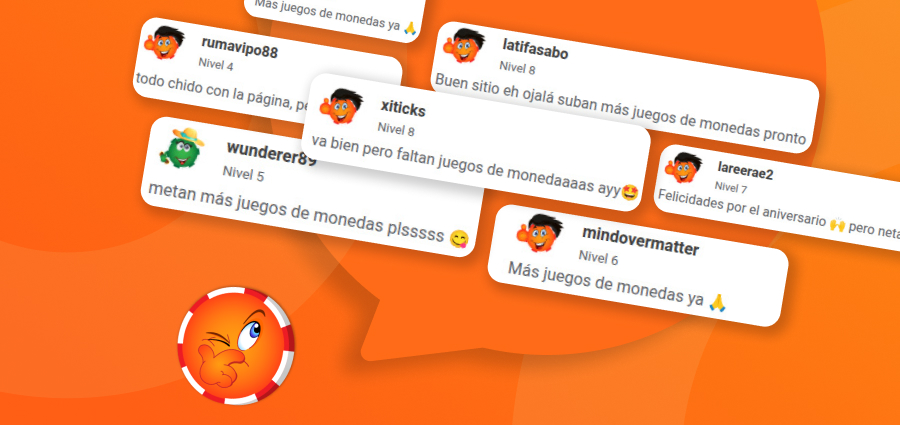 Expansión de Play for Coins basada en lo que pidió la comunidad