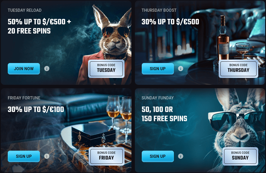 playmojo casino reload bonuses