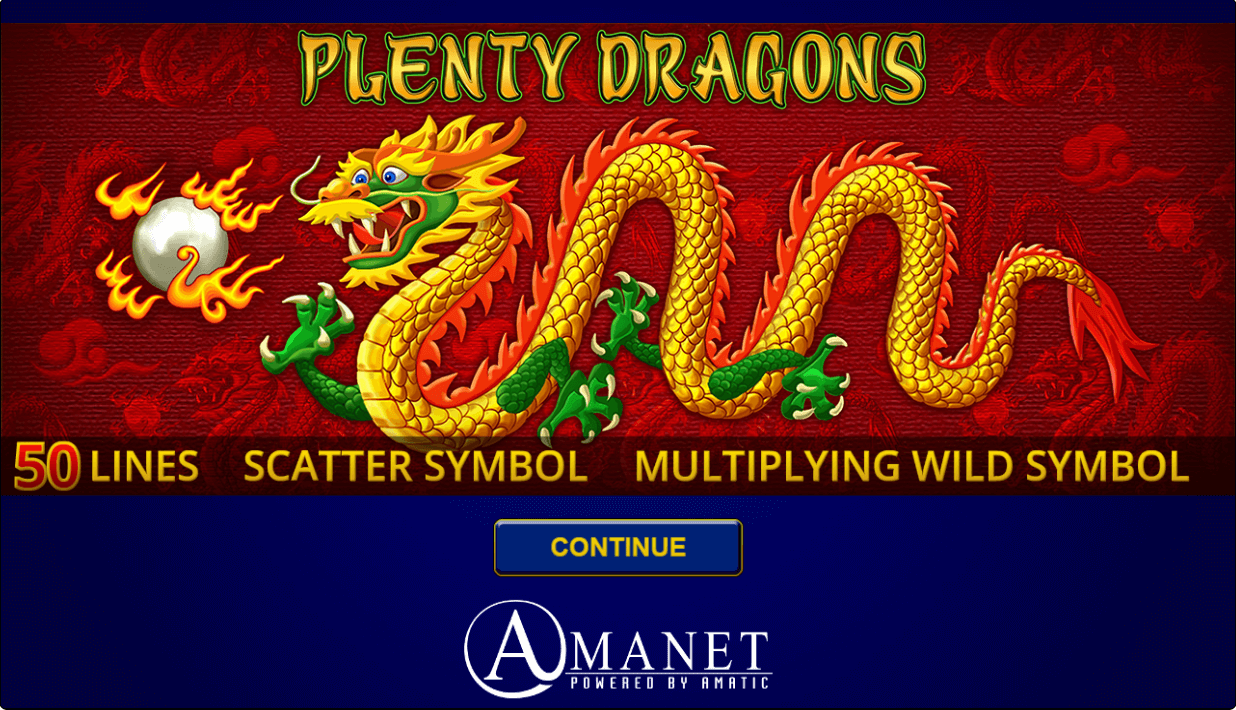 Plenty Dragons Online Slot Game Reels