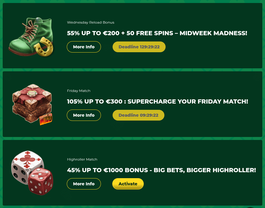 pokerbet casino weekly offers