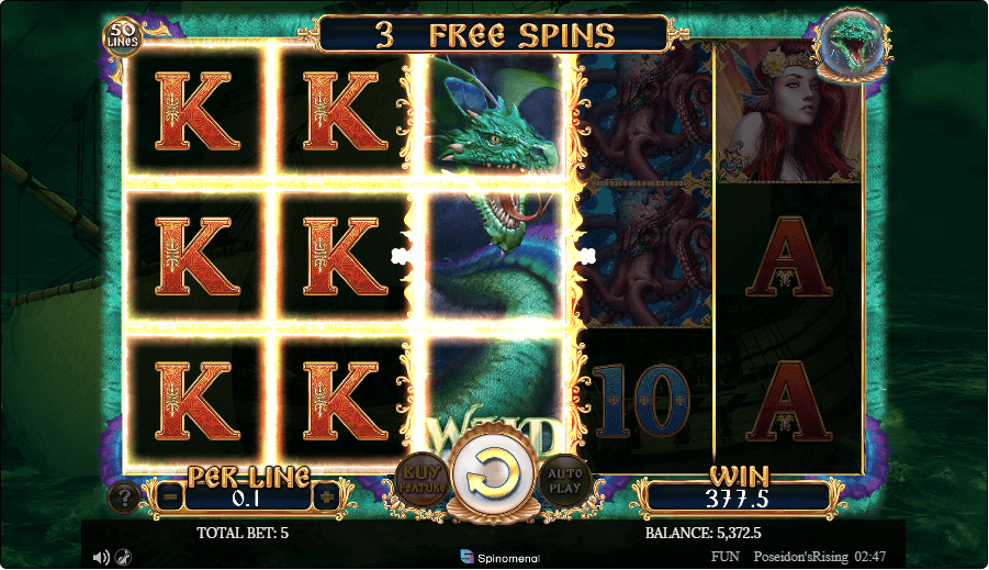 Poseidonâ€™s Rising Online Slot Game Bonus
